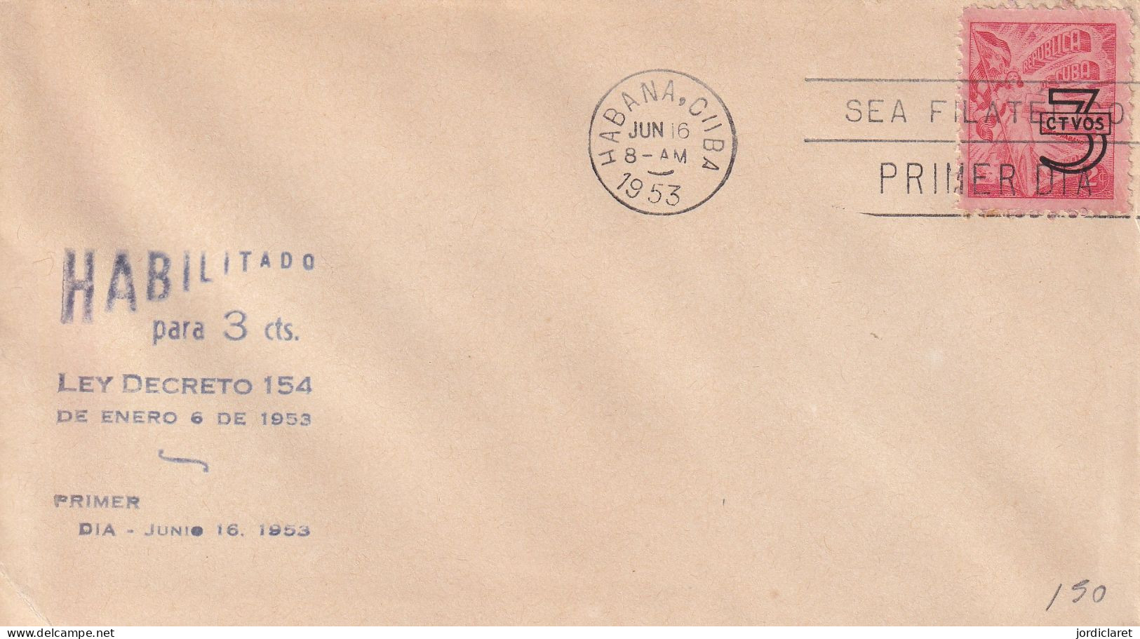 FDC  1953 - FDC