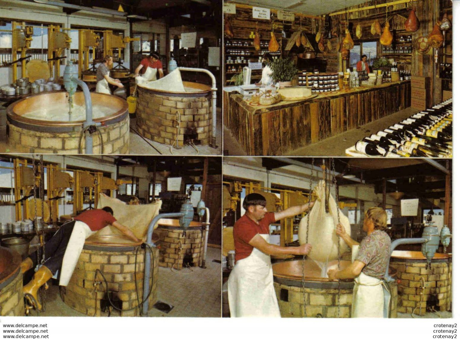 73 Intérieur FROMAGERIE Du COL DES SAISIES Vers BEAUFORT Maison Des Montagnards Fabrication Fromages Beaufort Et Tomme - Beaufort