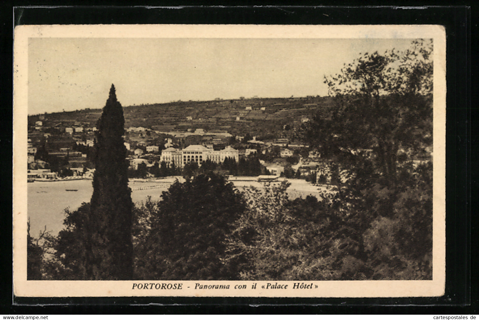 AK Portorose / Portoroz, Panorama Con Il Palace Hotel  - Slowenien