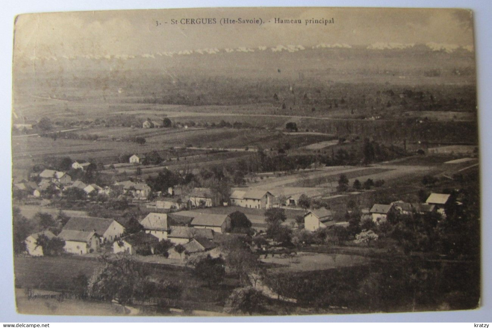 FRANCE - HAUTE SAVOIE - SAINT-CERGUES - Hameau Principal - 1924 - Saint-Cergues