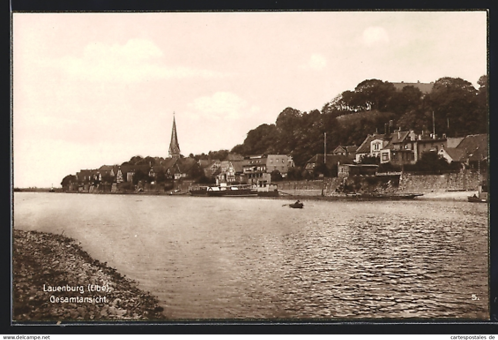 AK Lauenburg A. D. Elbe, Gesamtansicht Des Ortes  - Lauenburg