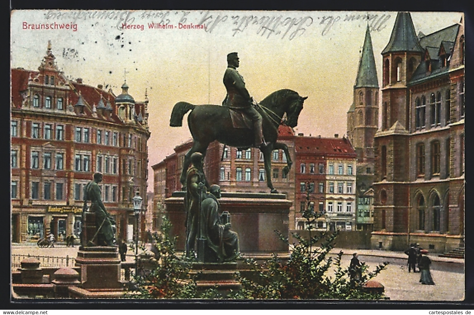 AK Braunschweig, Herzog Wilhelm-Denkmal  - Braunschweig