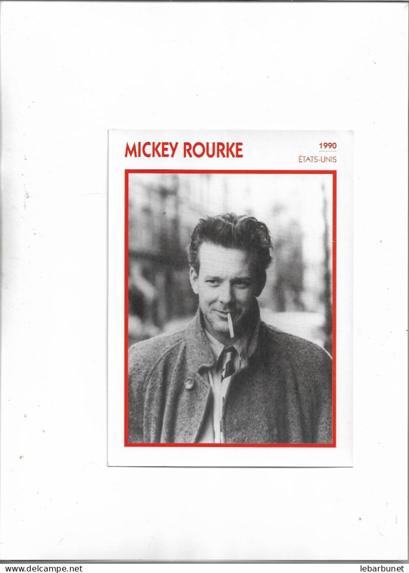 Portrait De Star De Cinéma Mickey Rourke - Verzamelingen