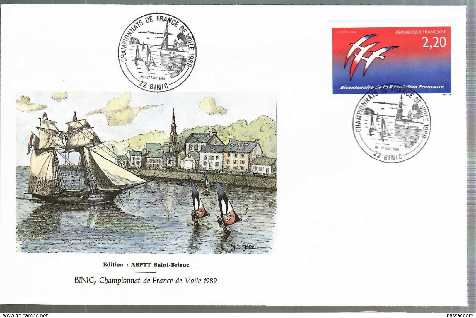 79959 -  CHAMPIONNATS DE FRANCE 1989 - Sailing