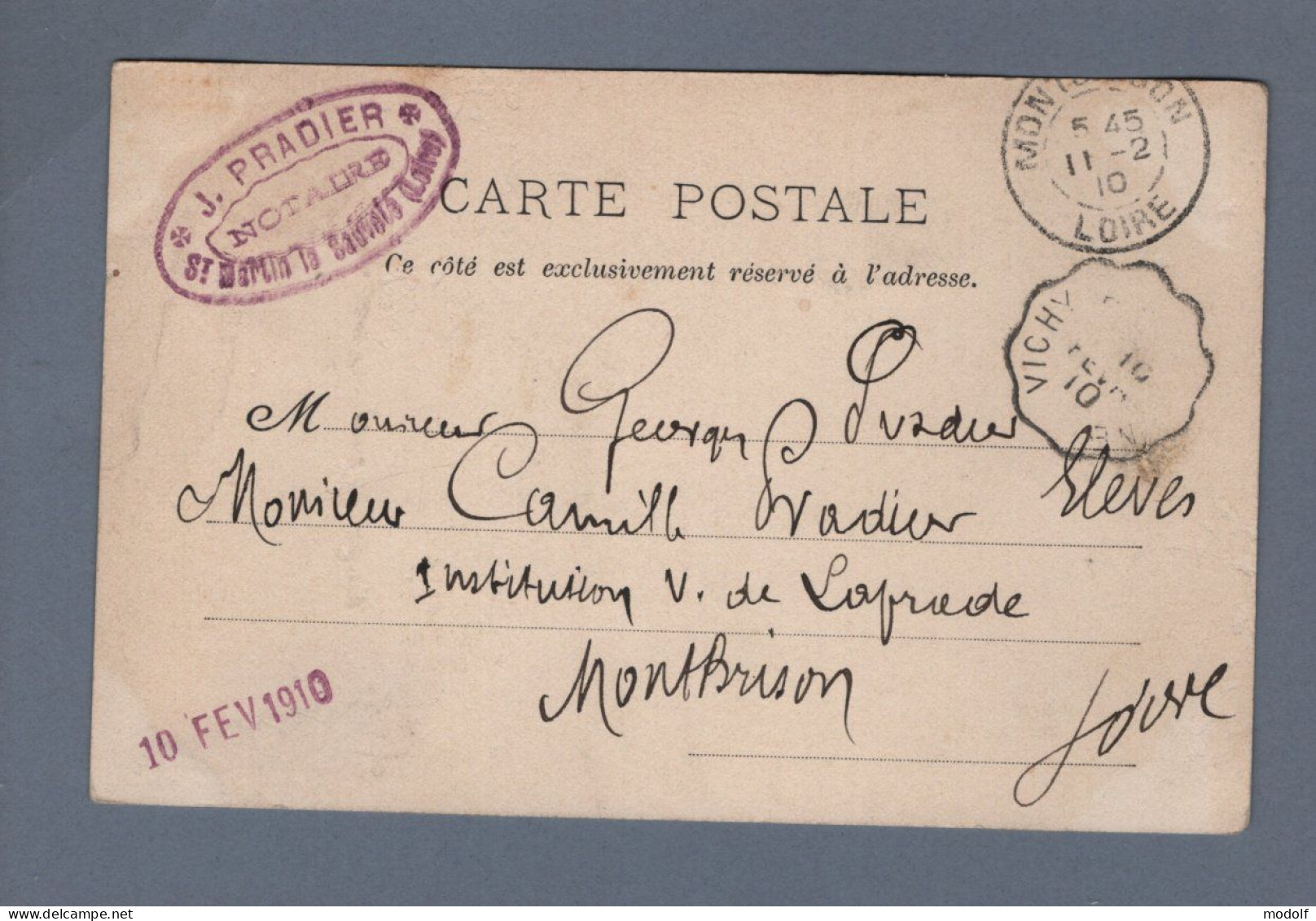 CPA - 42 - Renaison, Près Roanne - La Vieille Rue - Précurseur - Circulée En 1910 - Roanne