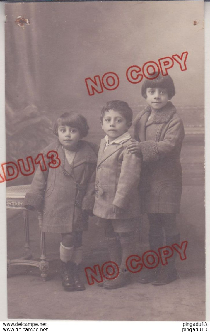 Au Plus Rapide Carte Photo Famille Arménienne Arménie Diaspora Enfant - Armenia