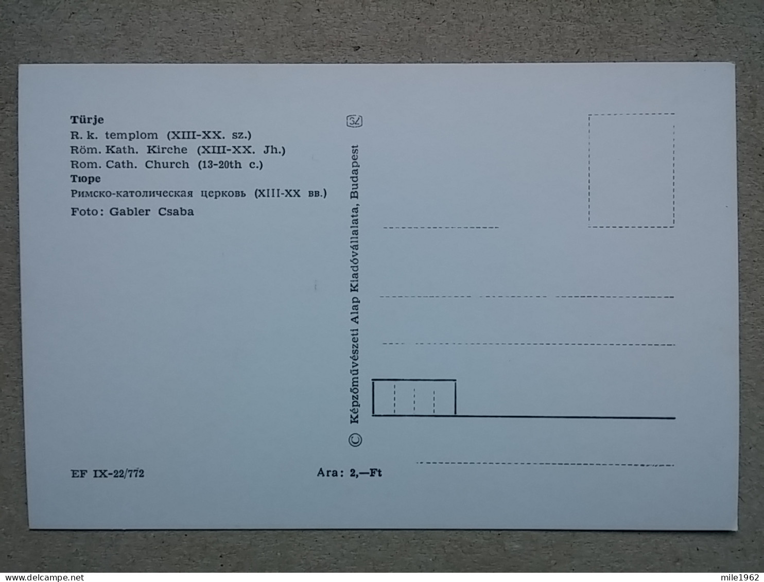 Kov 716-6 - HUNGARY, TURJE - Hungary