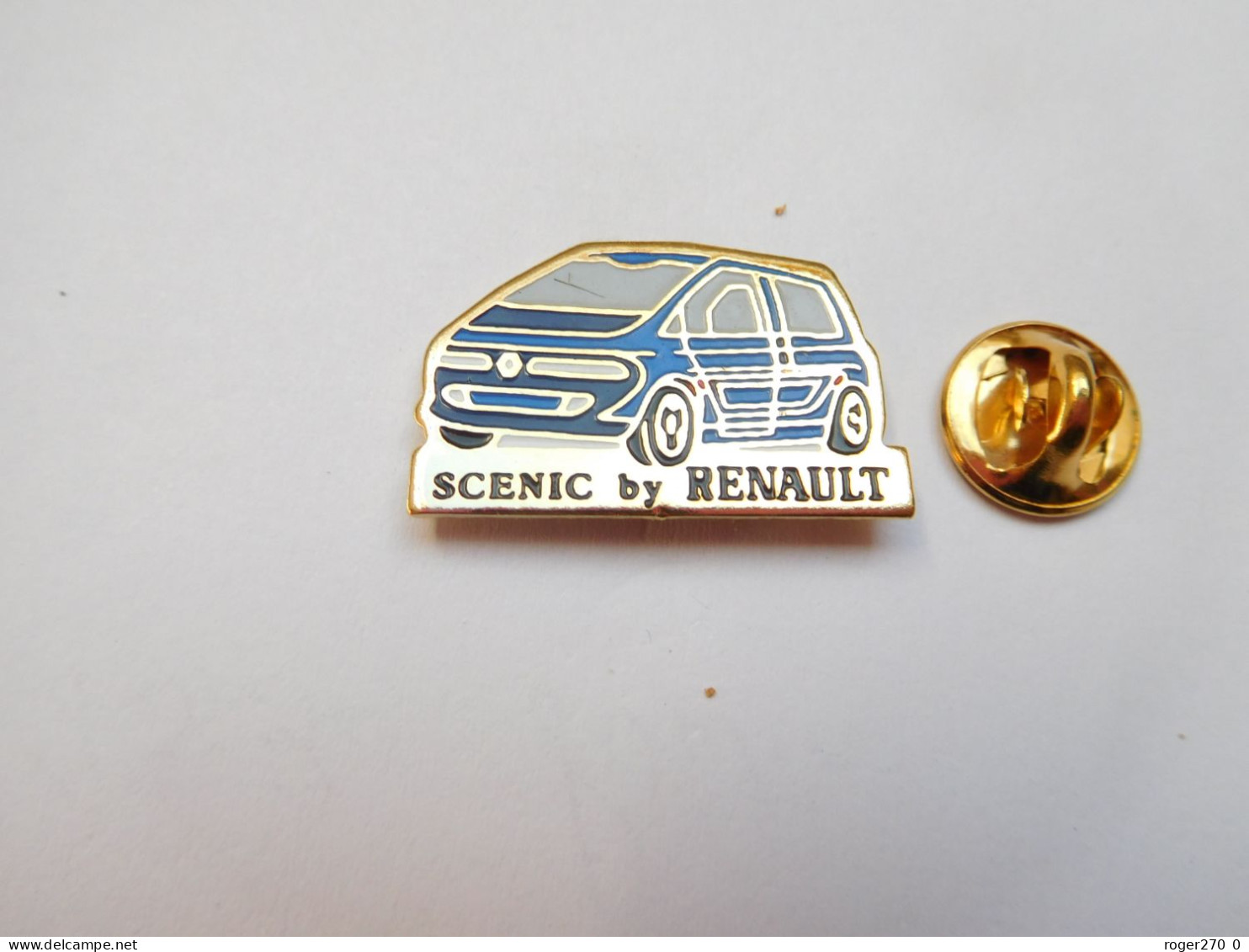 Beau Pin's , Auto Renault , Scénic By Renault , Bleu Foncé , Non Signé - Renault