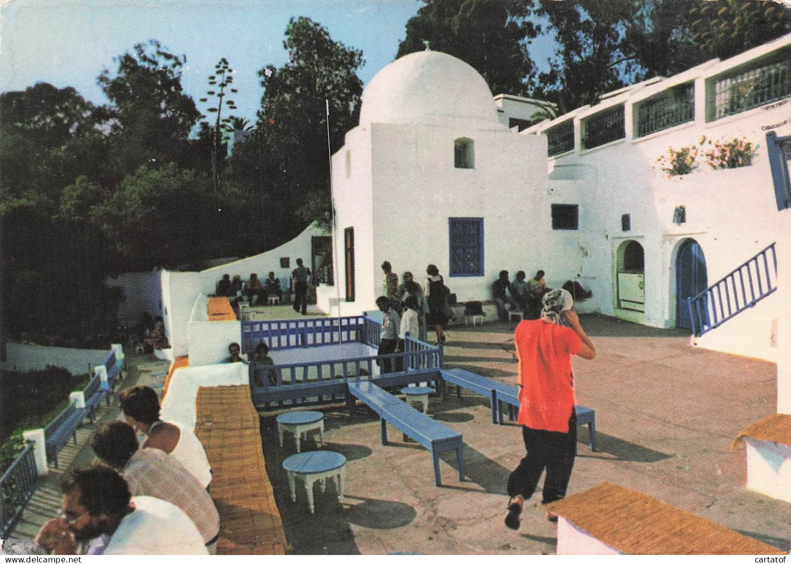 SIDI BOU SAID . Café Sidi Chebaane . - Tunisie