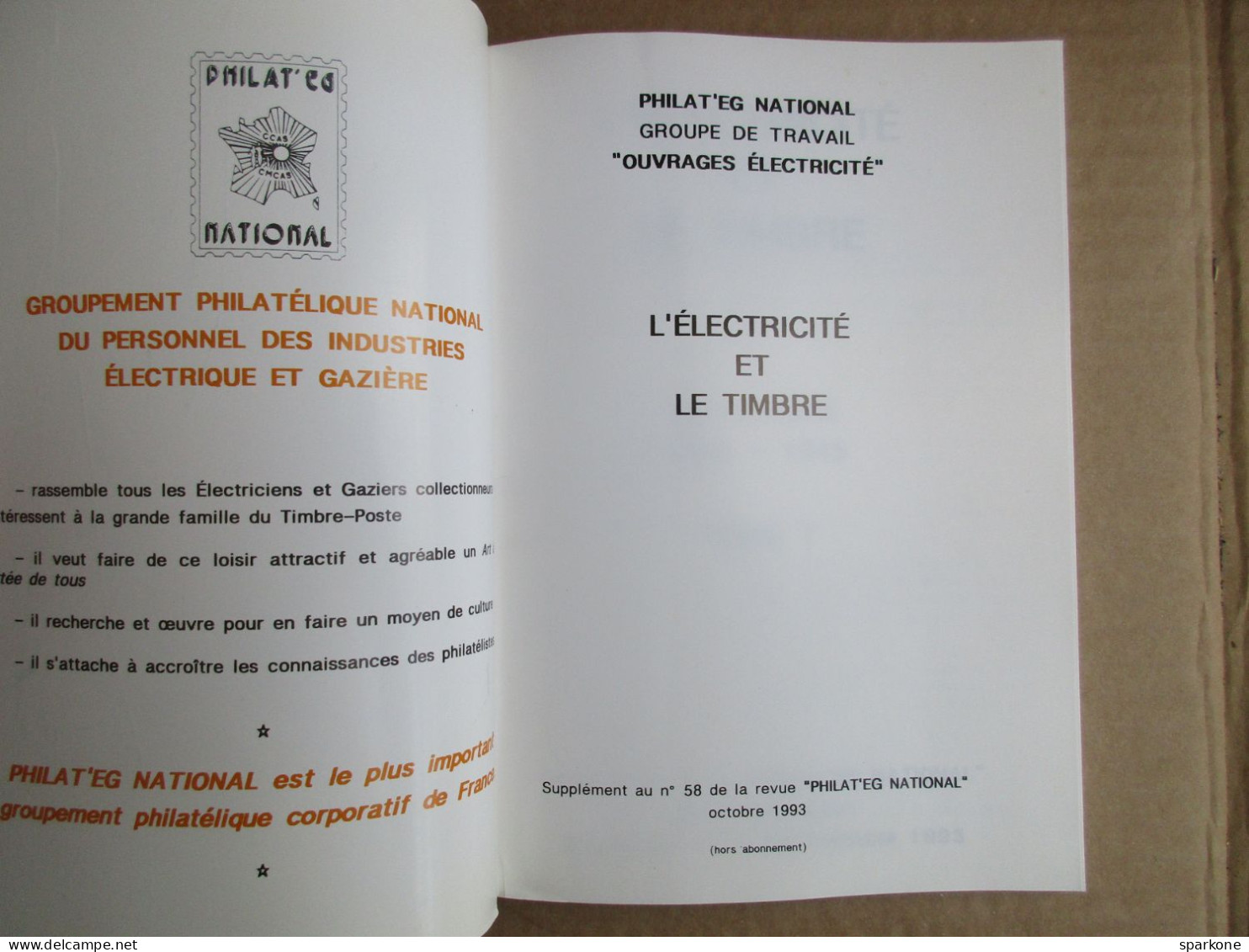 Philat'eg - L'électricité Et Le Timbre "Allemagne" Tome 1 - 1849-1945 - éditions De 1993 - Andere & Zonder Classificatie