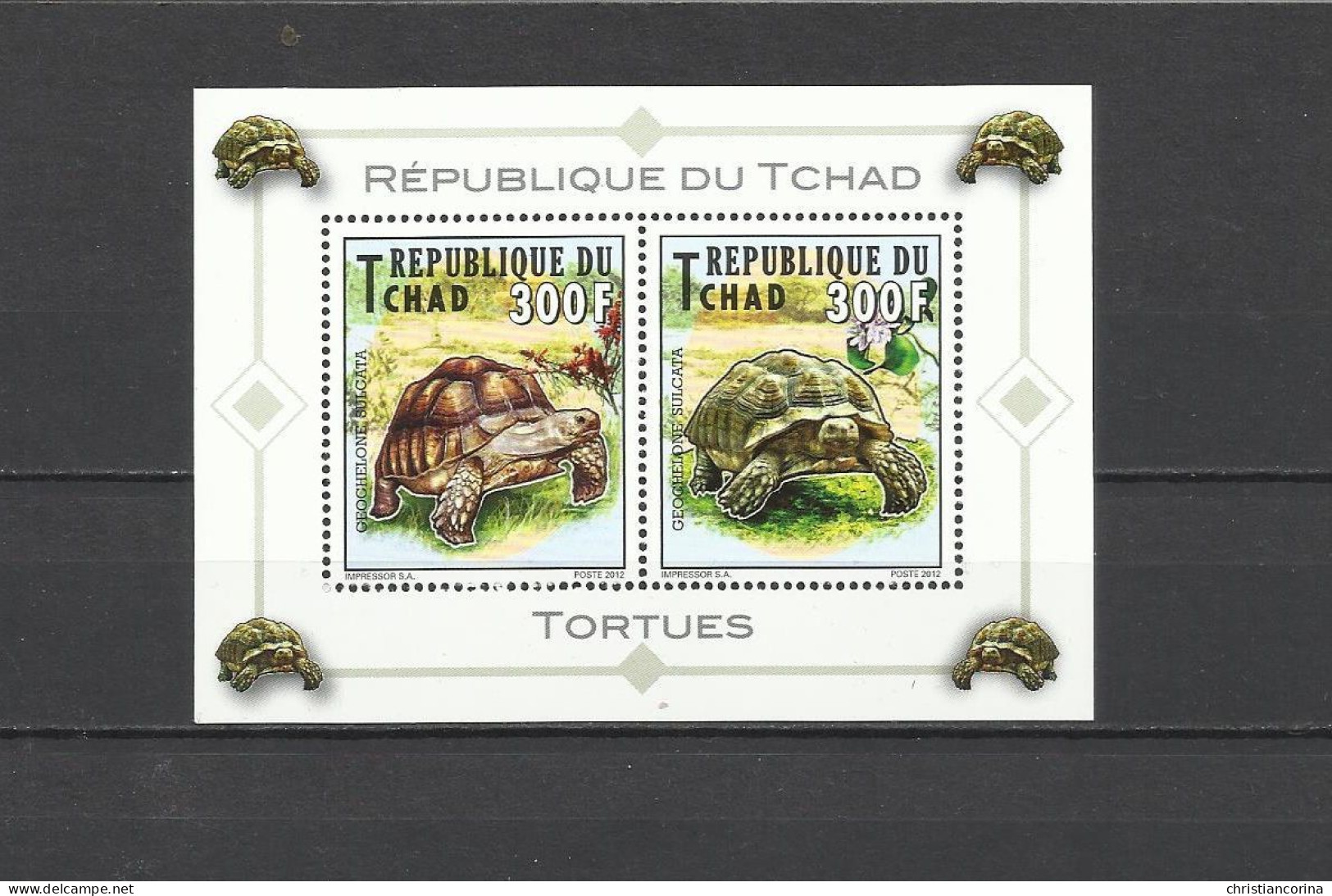 CHAD 2012 TURTLES - Chad (1960-...)