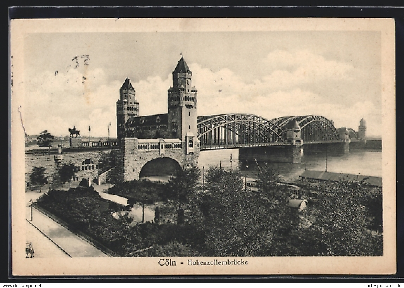AK Köln, Hohenzollernbrücke  - Koeln