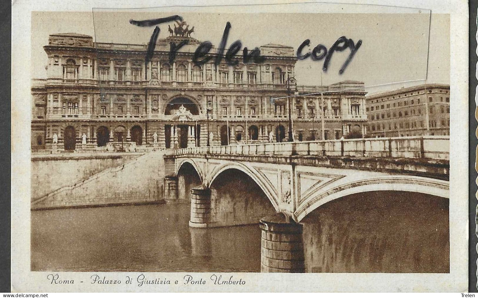 Italie, Italien, Roma, Rom, 1933,  Gelaufen, Deccritto - Brücken