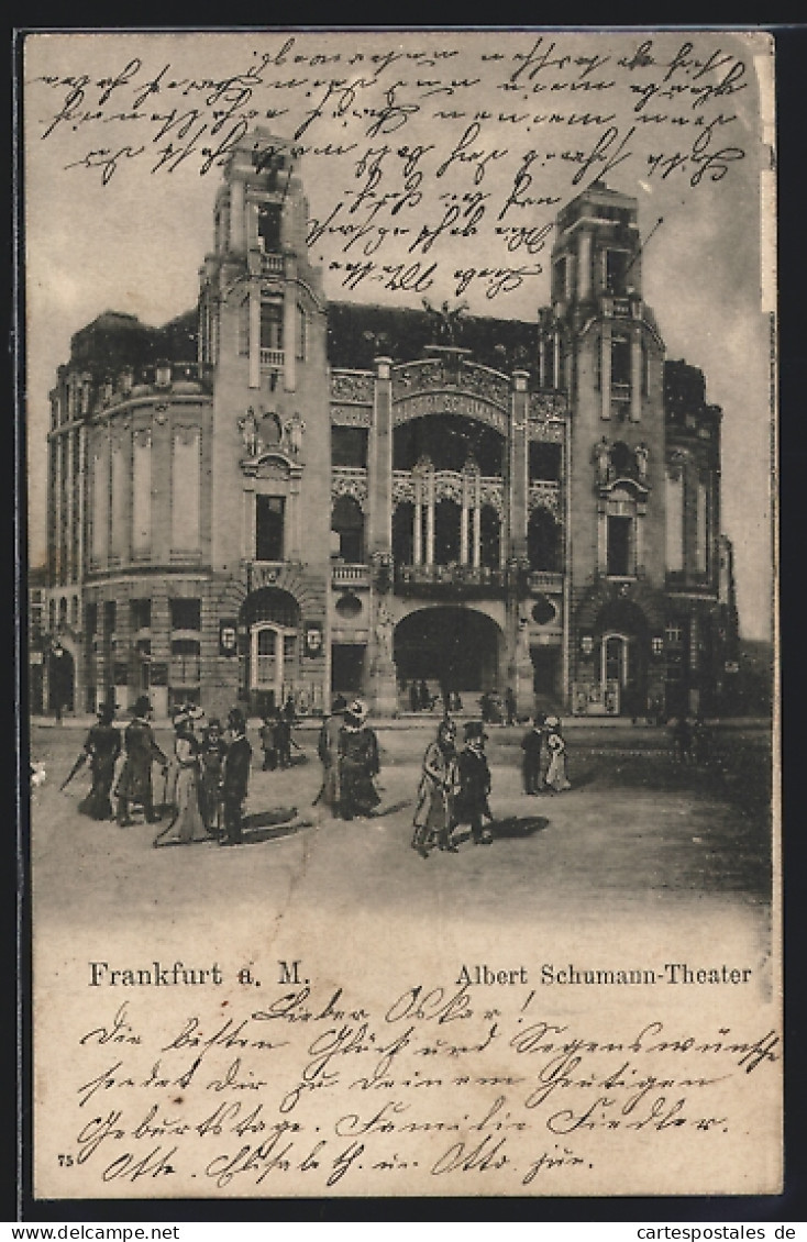 AK Frankfurt A. M., Albert Schumann-Theater  - Teatro