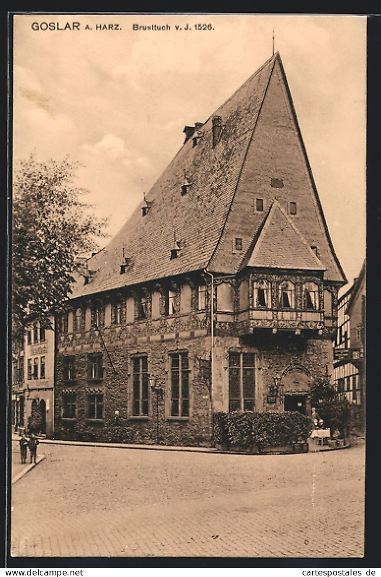 AK Goslar / Harz, Brusttuch V. J. 1526  - Goslar