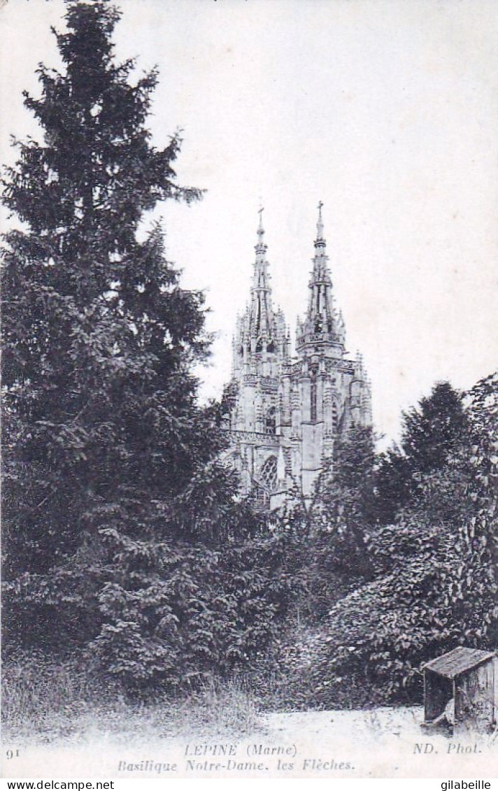 51 - Marne - L'EPINE -  Basilique Notre Dame - Les Fleches - L'Epine