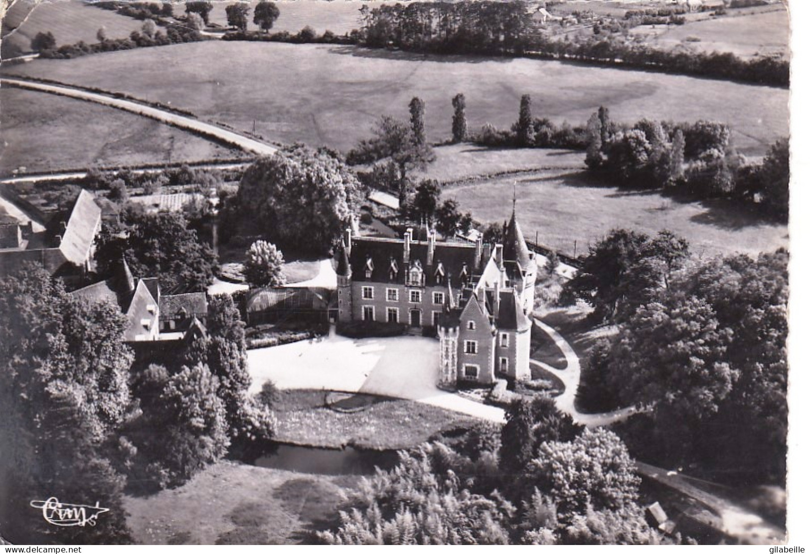 18 - Cher -  NANCAY -  Vue Aerienne Du Chateau - Nançay