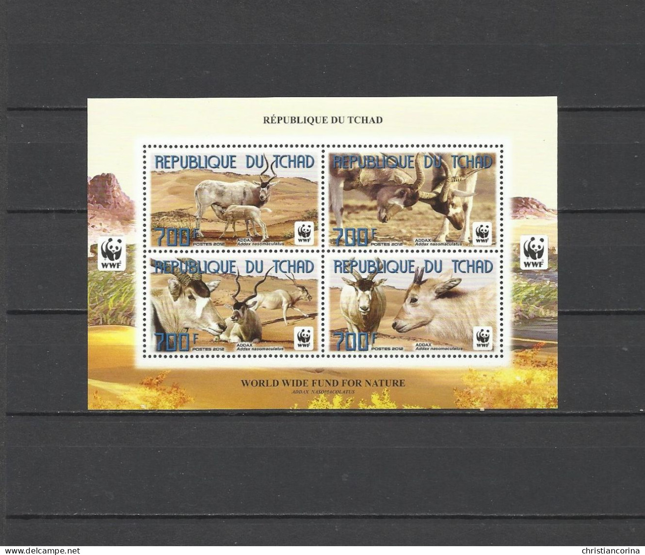 CHAD 2012 WWF ANTELOPE - Tsjaad (1960-...)