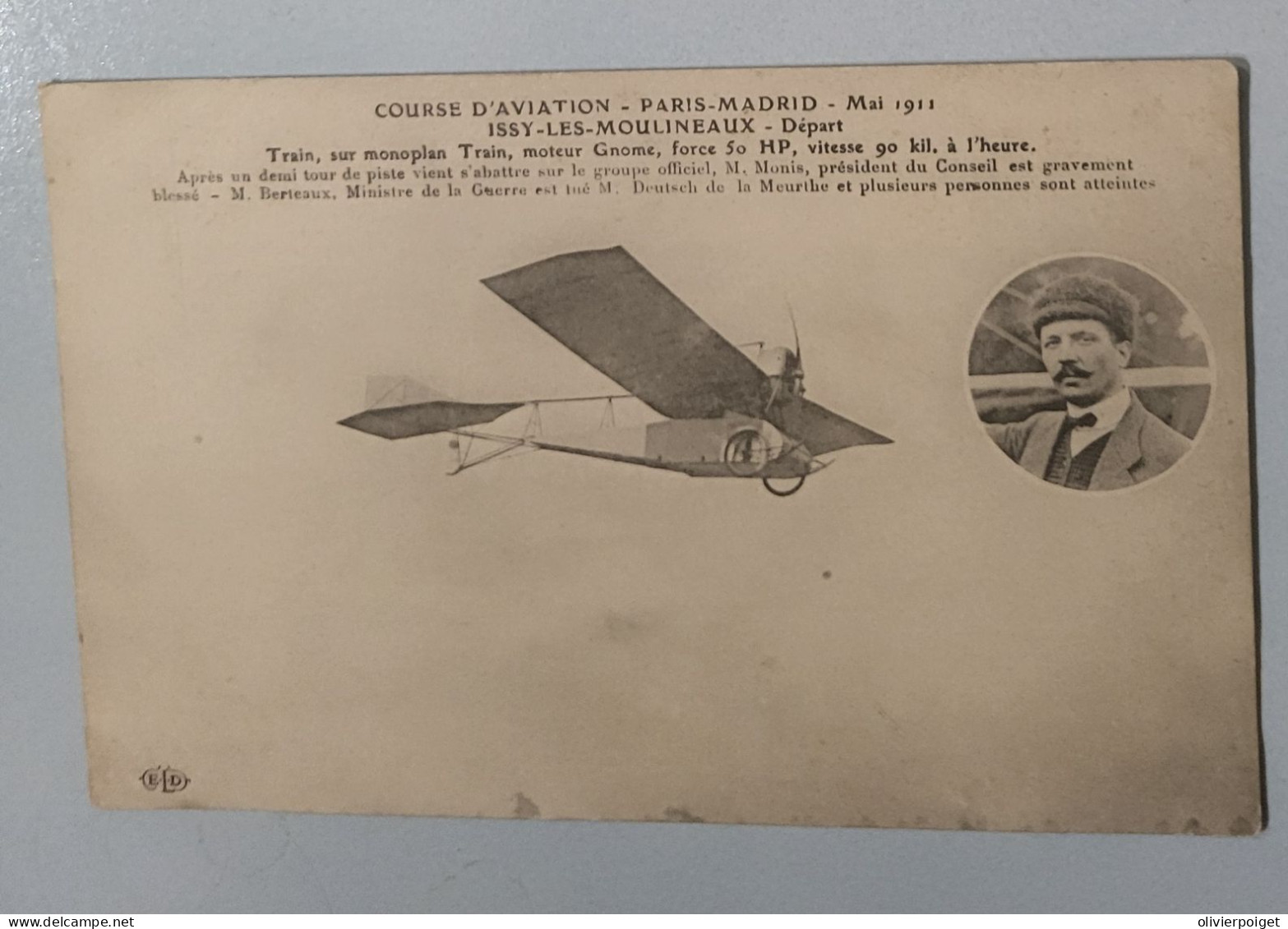Course D'aviation - Paris - Madrid - Mai 1911 -Issy-les-Moulineaux - Départ - Non Classés