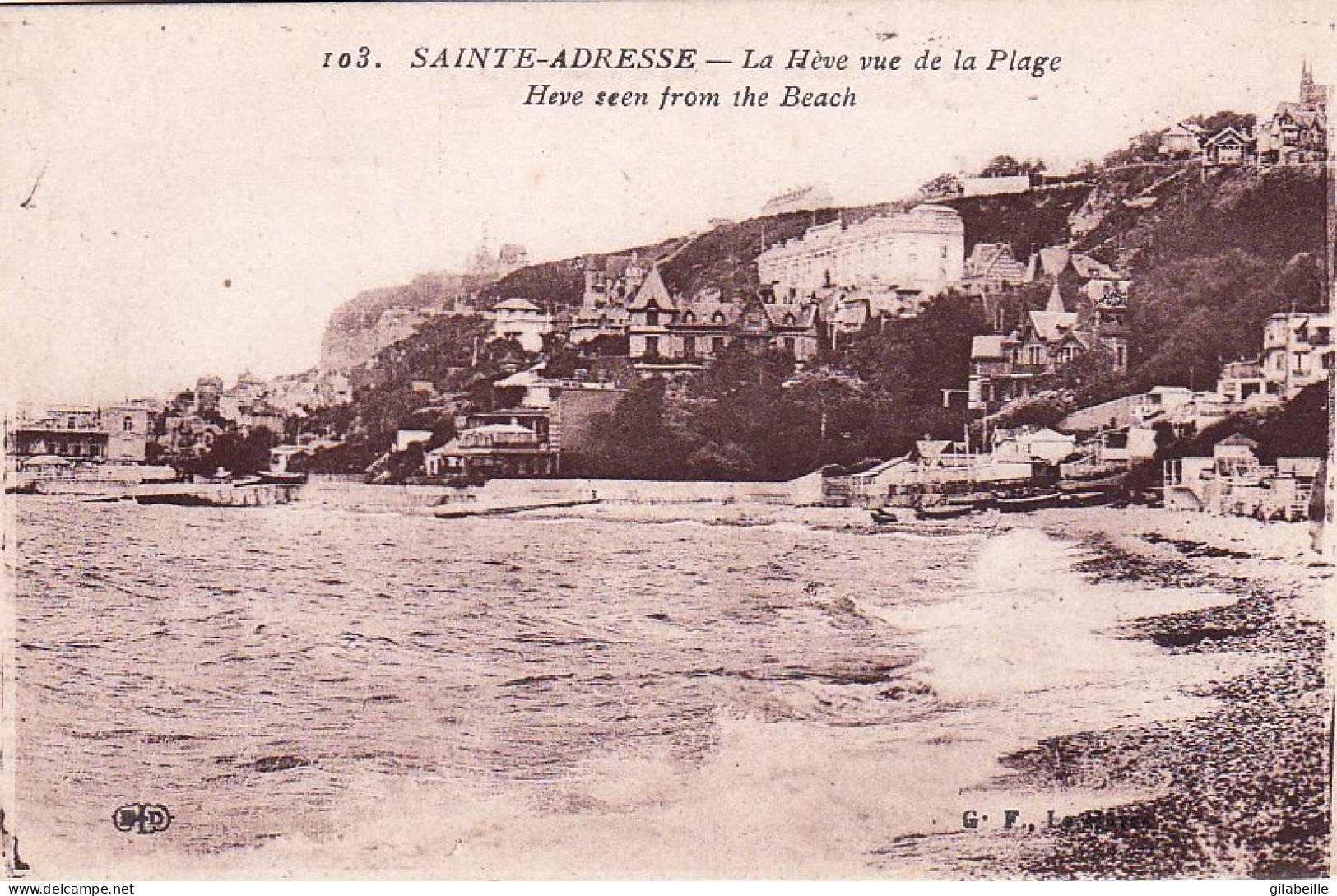 76 - Seine Maritime - SAINTE ADRESSE ( Le Havre ) - La Heve Vue De La Plage - Sainte Adresse