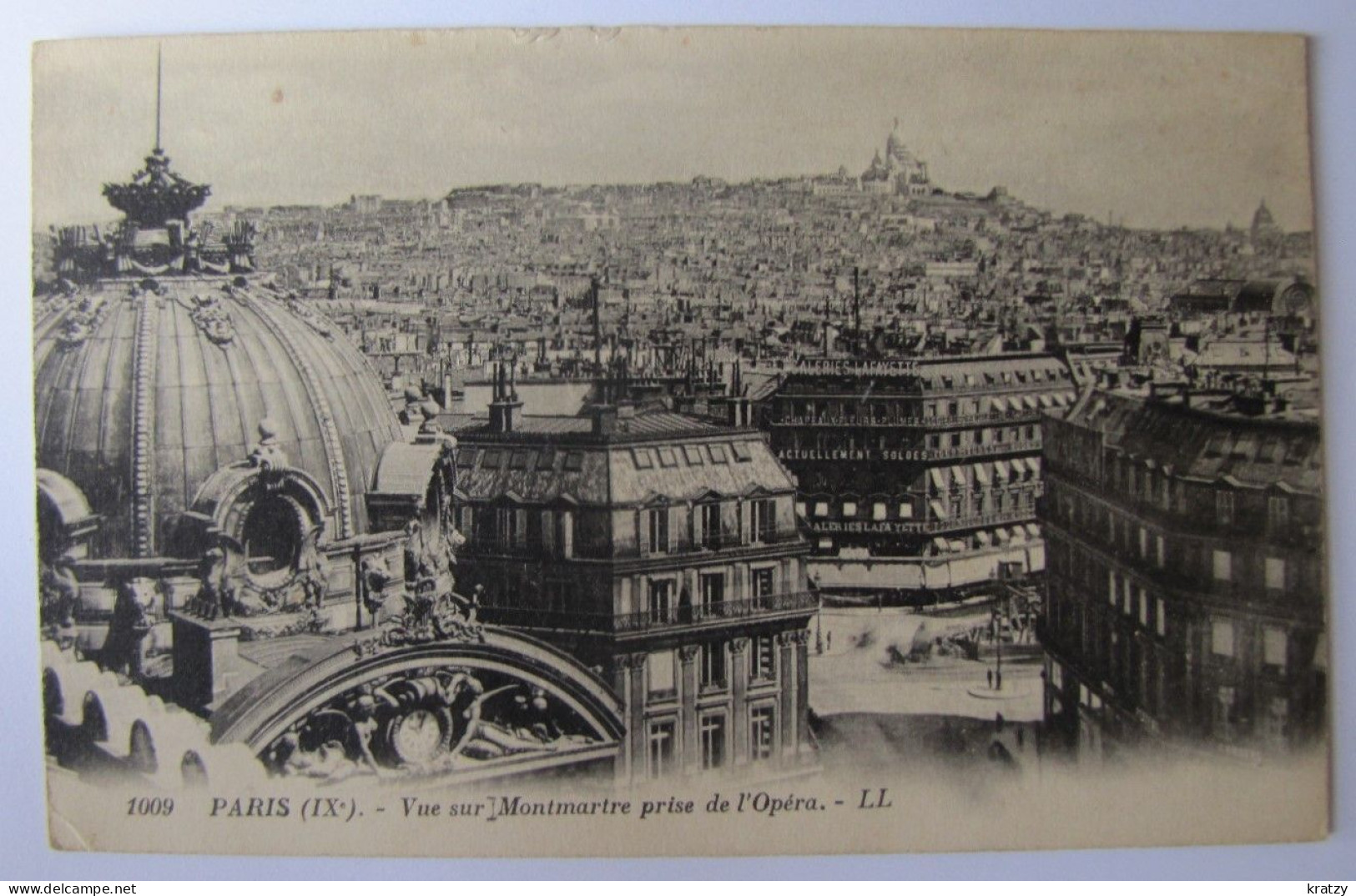 FRANCE - PARIS - Vue Sur Montmartre Prise De L'Opéra - Mehransichten, Panoramakarten