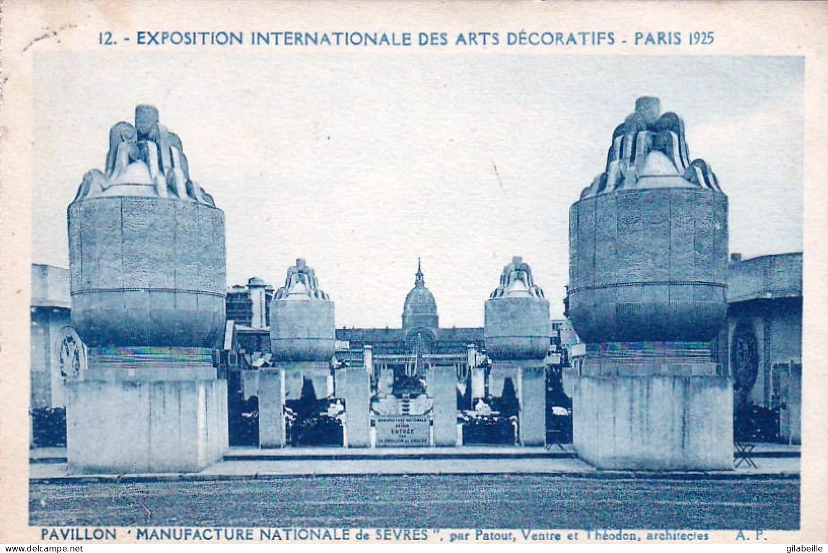PARIS 1925 - Exposition Internationale Des Arts Decoratifs - Pavillon Manufacture De Sevres - Exhibitions