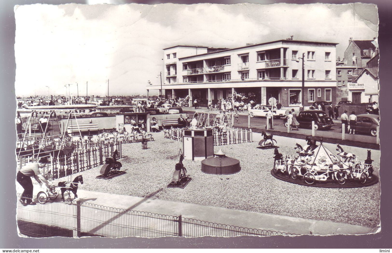 62 - BERCK-PLAGE - L'ENTONNOIR - LES JEUX D'ENFANTS - ANIMÉE -  - Berck