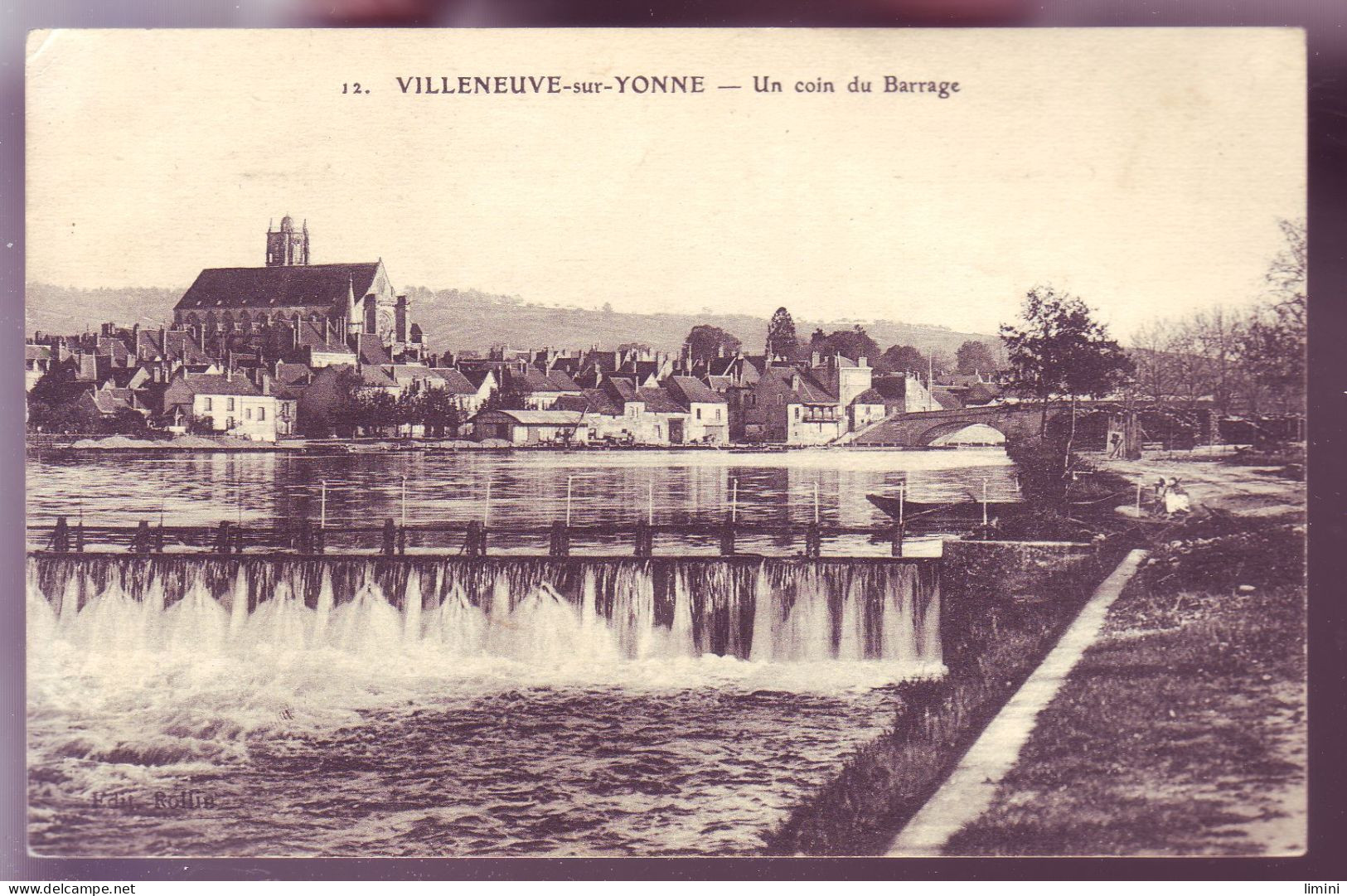 89 - VILLENEUVE-sur-YONNE - UN COIN DU BARRAGE -  - Villeneuve-sur-Yonne