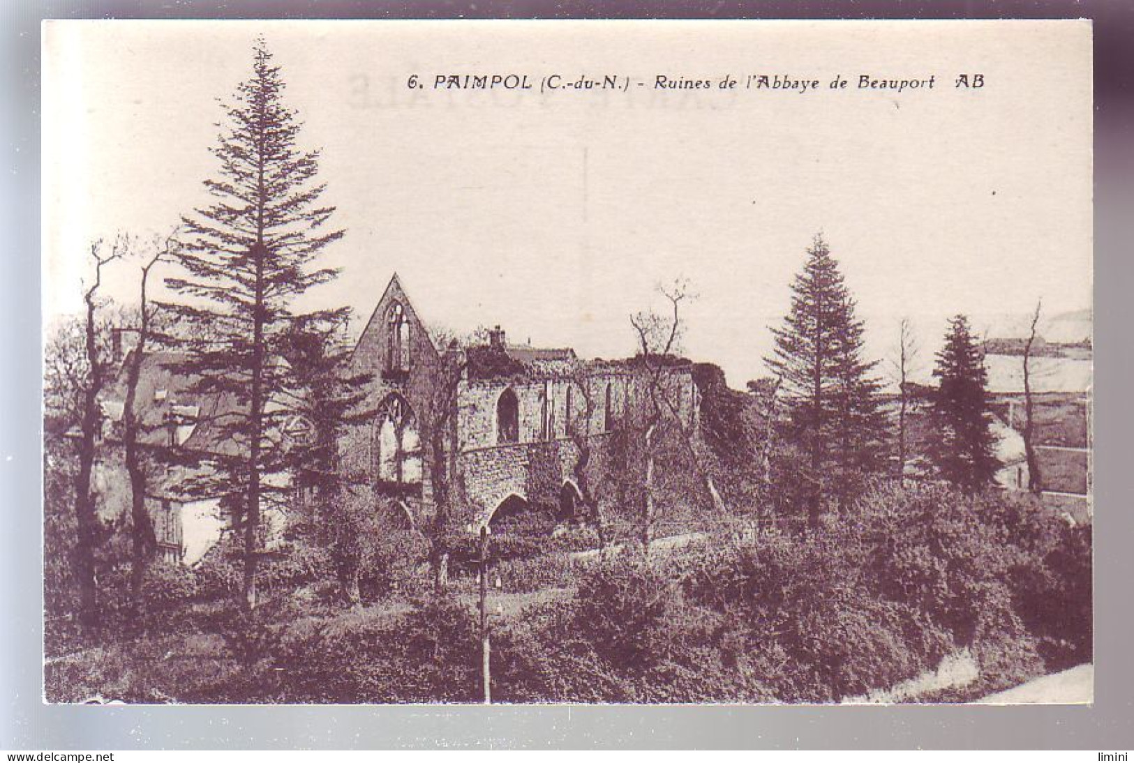 22 - PAIMPOL - RUINES DE L'ABBAYE DE BEAUPORT -  - Paimpol