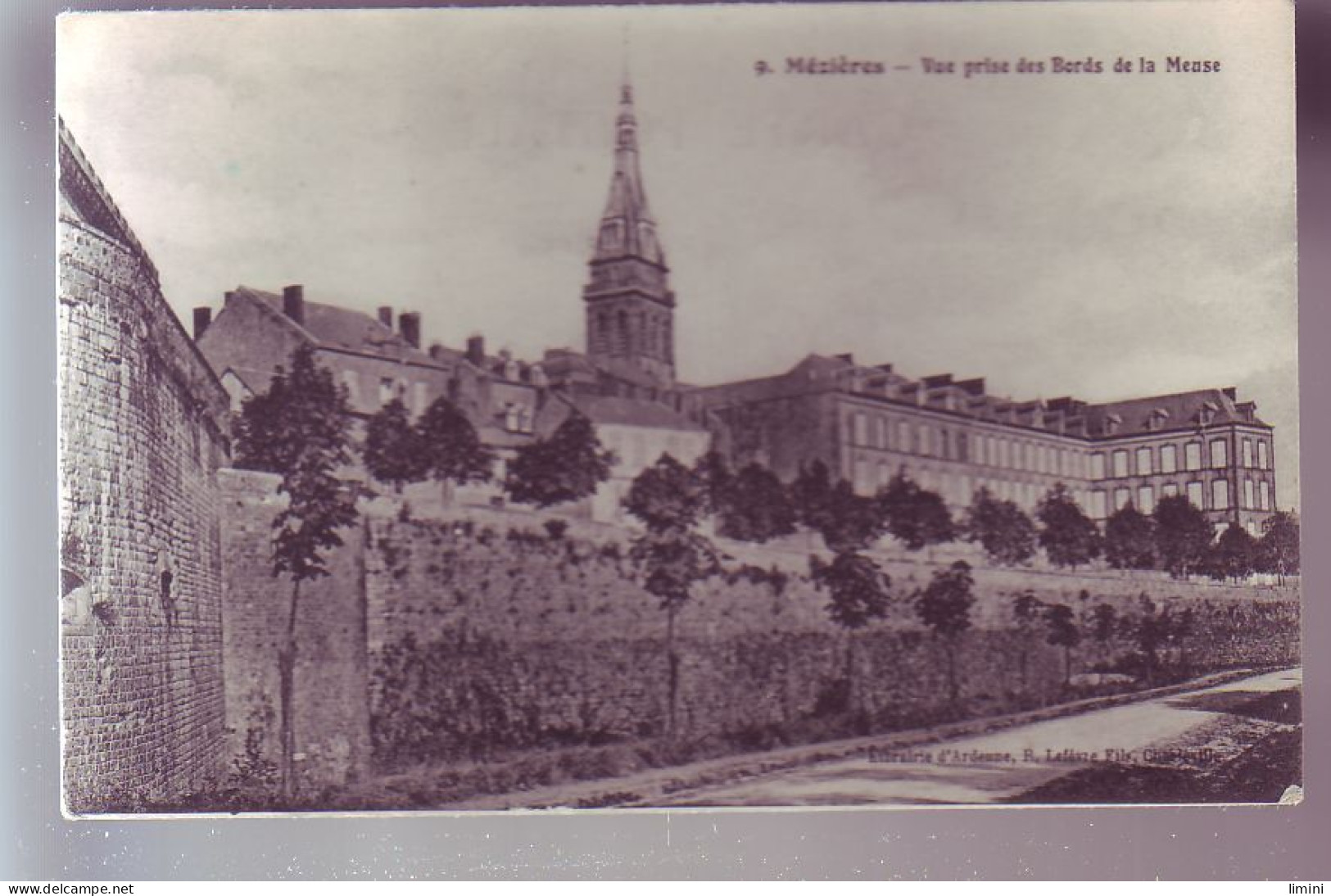 08 - MEZIERES - VUE PRISE DES BORDS DE LA MEUSE -  - Charleville