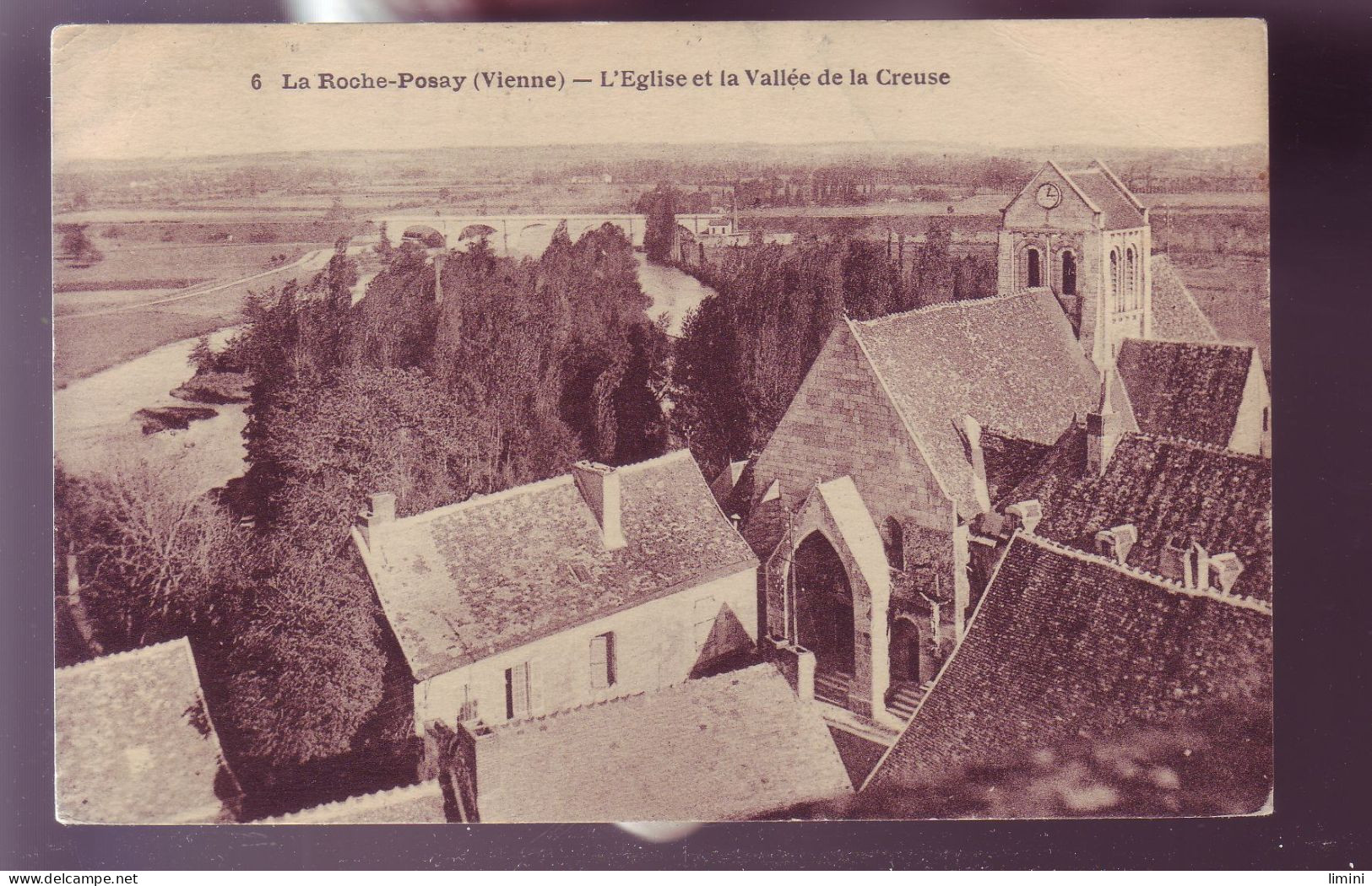 86 - LA ROCHE-POSAY - L'ÉGLISE ET LA VALLÉE DE LA CREUSE -  - La Roche Posay