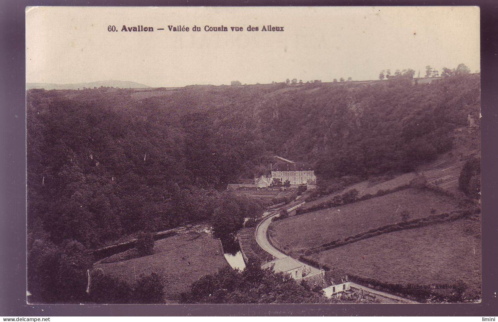 89 - AVALLON - VALLÉE DU COUSIN VUE DES ALLEUX -  - Avallon