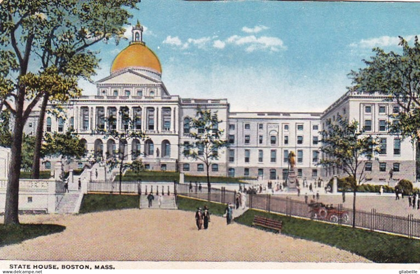 USA -  Boston -  Massachusetts - State House - Boston