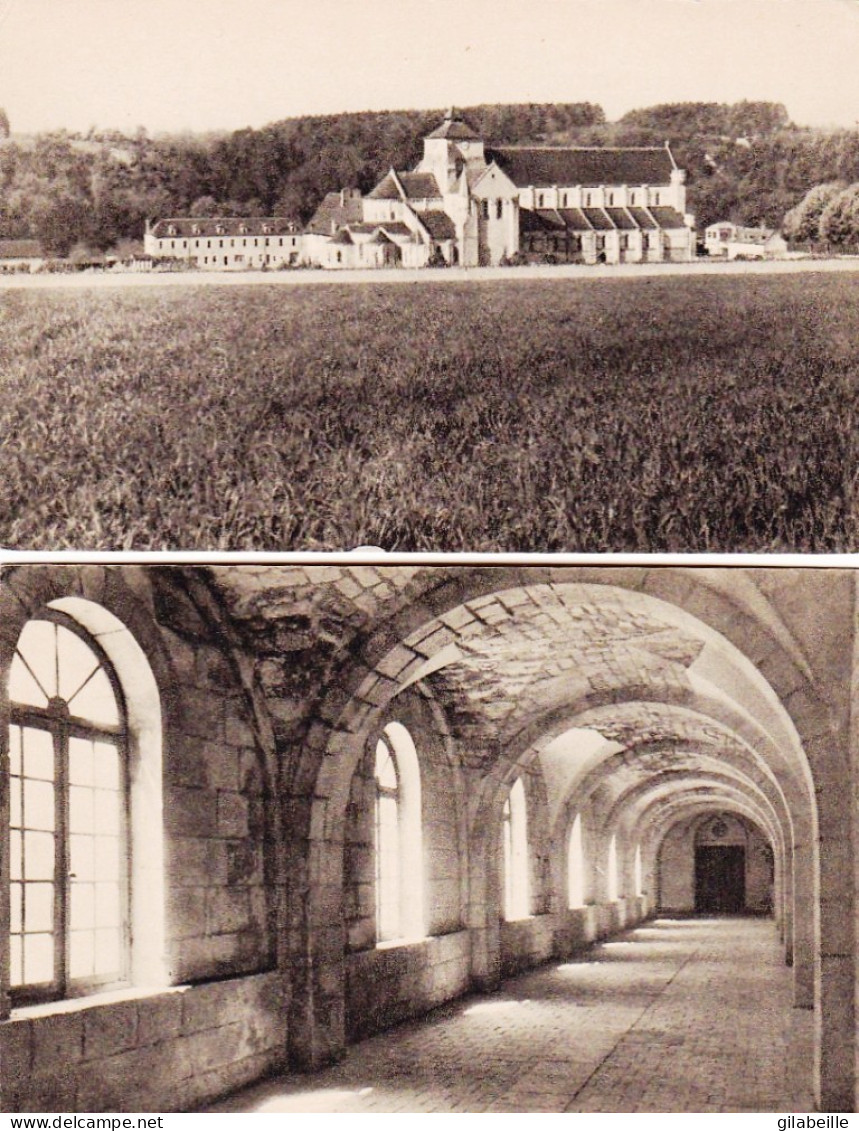 36 - Indre - Abbaye Notre Dame De FONTGOMBAULT - Lot 2 Cartes - Other & Unclassified