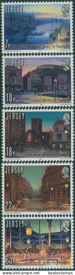 Jersey 1981 SG279-283 Gas Lighting Set MNH - Jersey