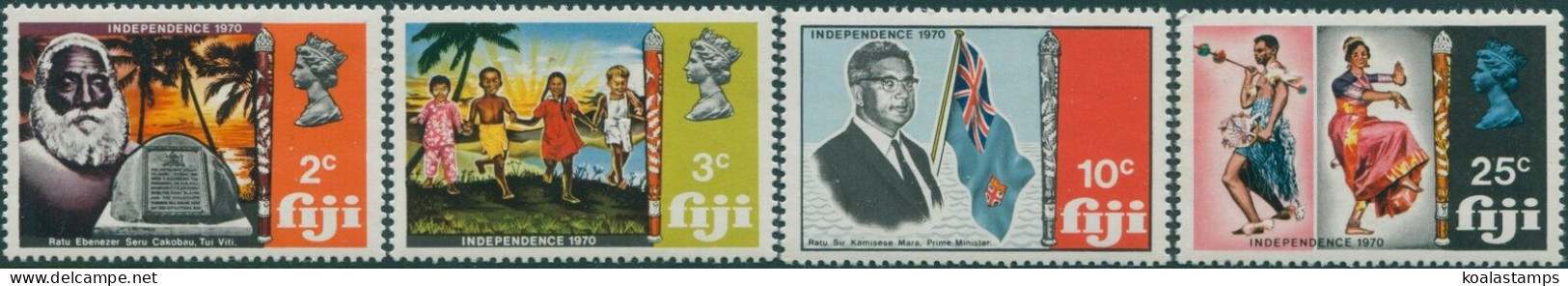 Fiji 1970 SG428-431 Independence Set MNH - Fiji (1970-...)