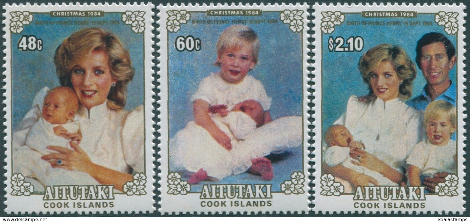 Aitutaki 1984 SG514-516 Prince Henry 2nd Issue Set MNH - Cook Islands