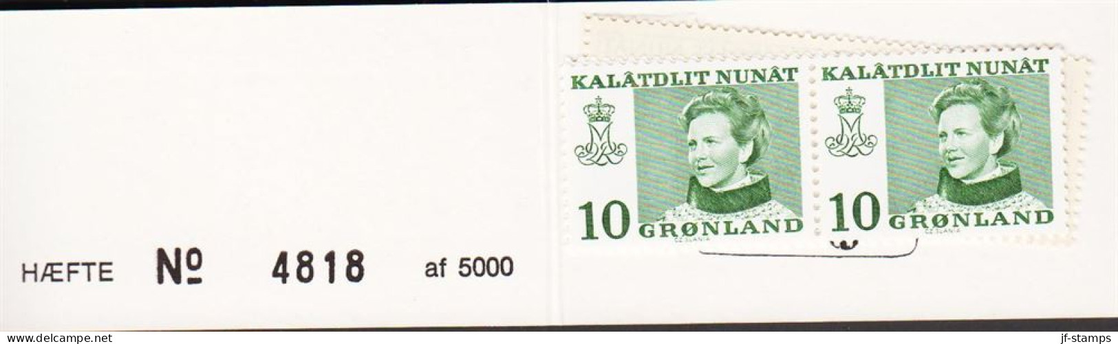 1977. GRØNLAND. Catalina 80 Øre In Pair Together With 10 Øre Margrethe In 4stripe. DANSK ... (Michel 98 + 84) - JF545594 - Unused Stamps