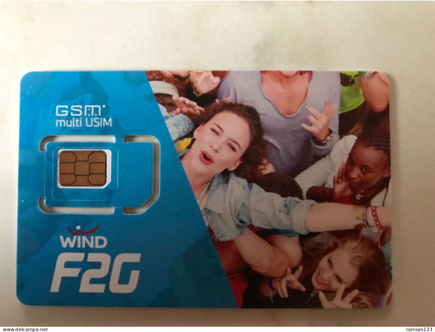 SIM   GSM   GRECE  WIND   GIRL  MINT - Grecia