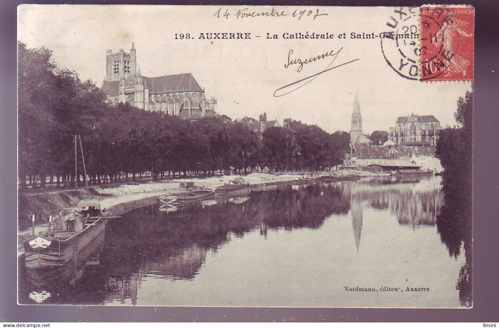 89 - AUXERRE - LA CATHEDRALE ET SAINT-GERMAIN - PENICHES -  - Auxerre