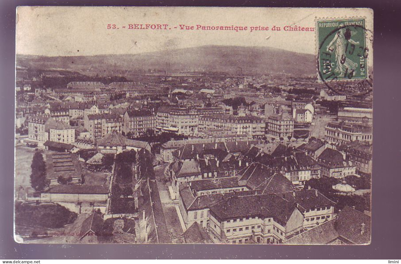 90 - BELFORT - VUE PANORAMIQUE -  - Belfort - Stadt