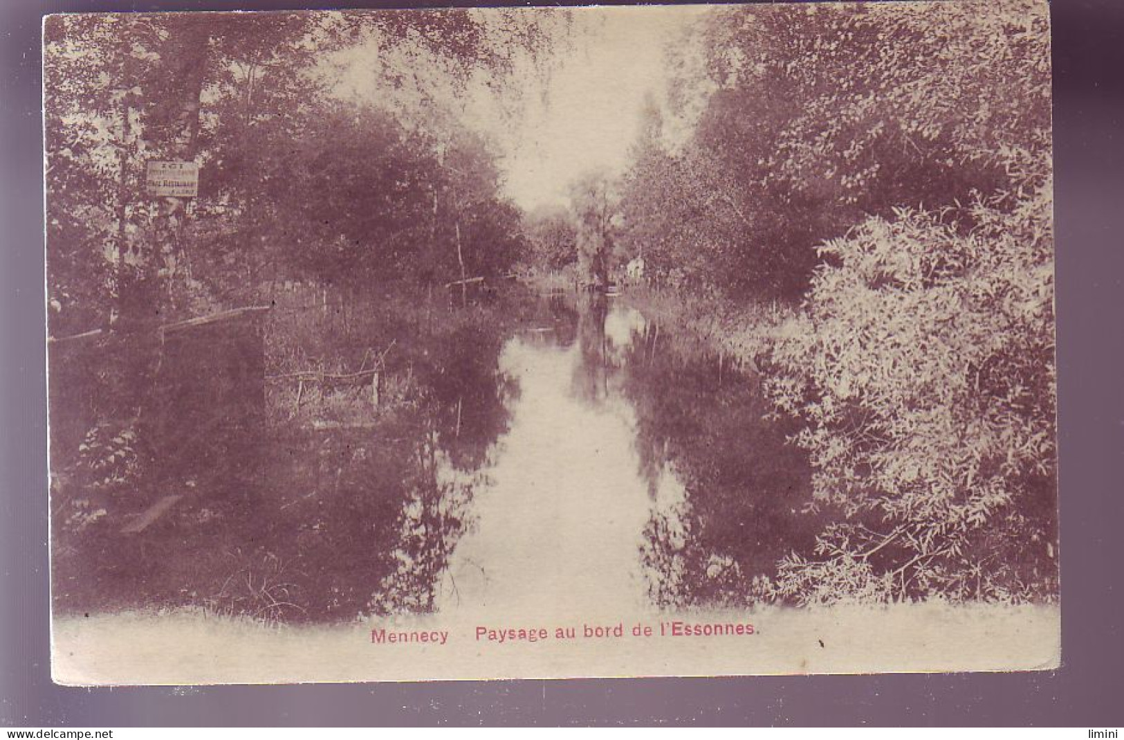 91 - MENNECY - PAYSAGE AU BORD DE L'ESSONNE -  - Mennecy