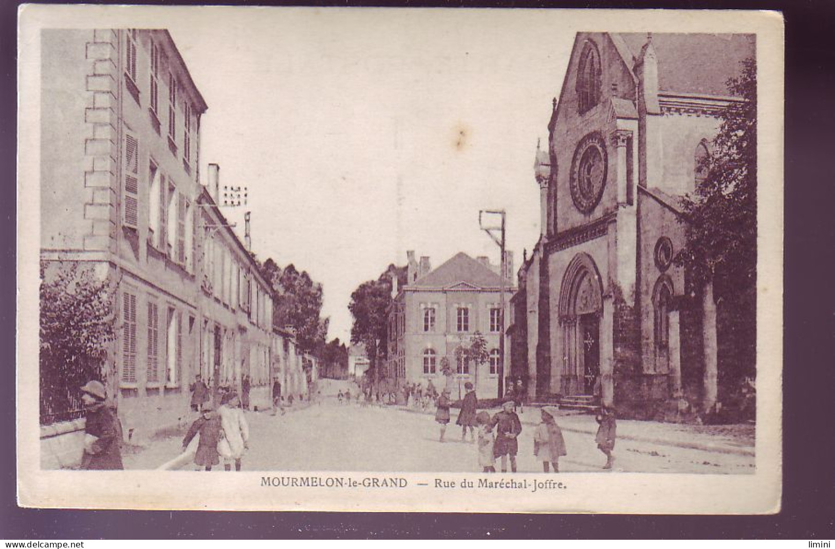 51 - MOURMELON-le-GRAND - RUE DU MARECHAL-JOFFRE - ANIMEE -  - Mourmelon Le Grand