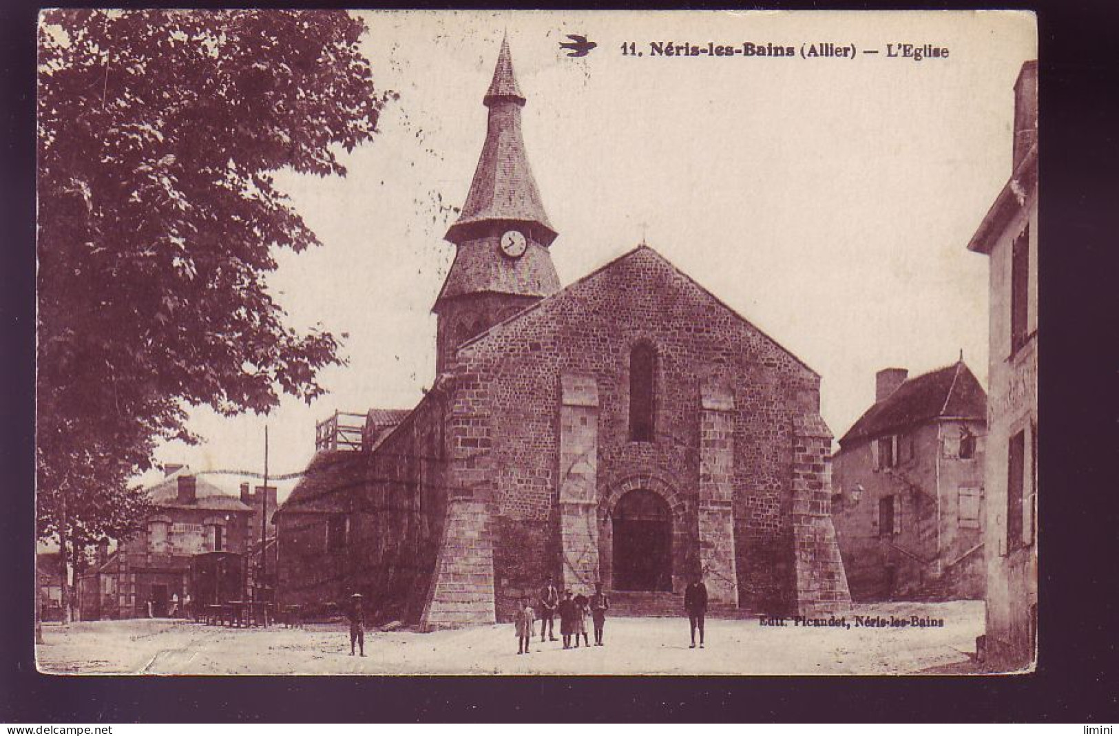 03 - NERIS-les-BAINS - L'EGLISE - ANIMEE -  - Neris Les Bains