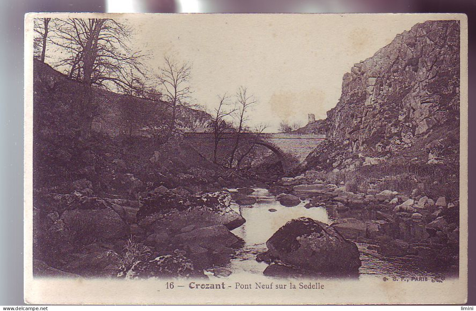 23 - CROZANT - PONT SUR LA SEDELLE -  - Crozant