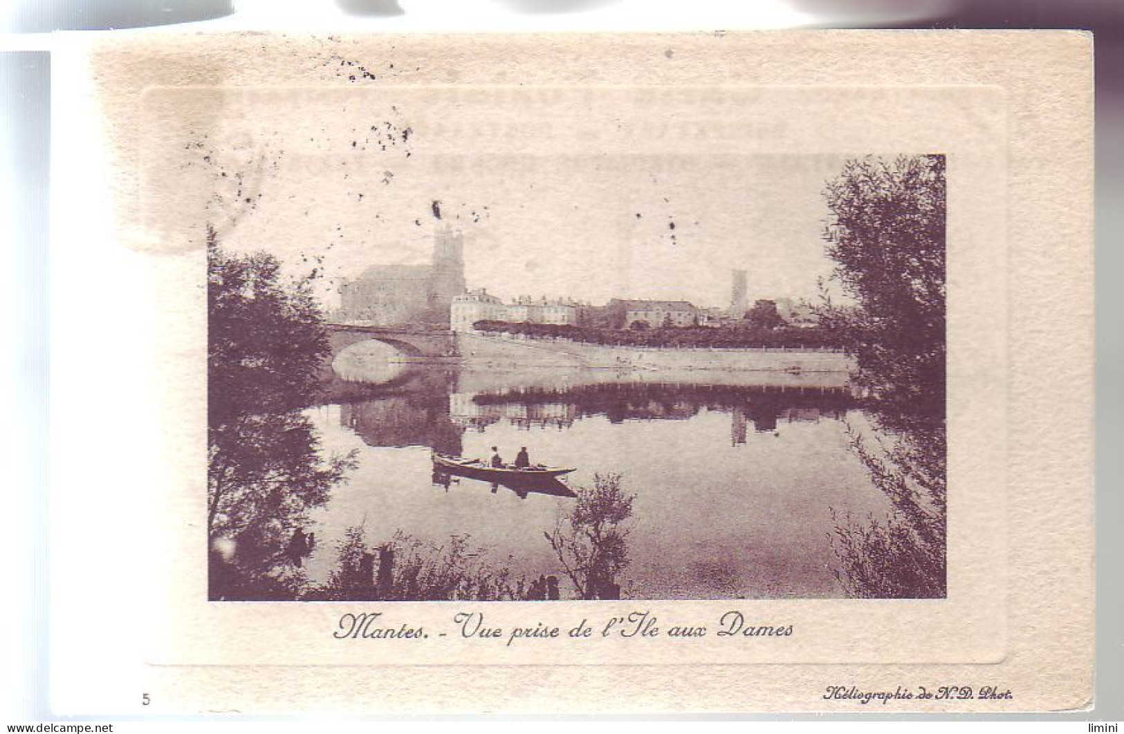 78 - MANTES - VUE PRISE DE L'ILE AUX DAMES - ANIMEE -  - Mantes La Jolie