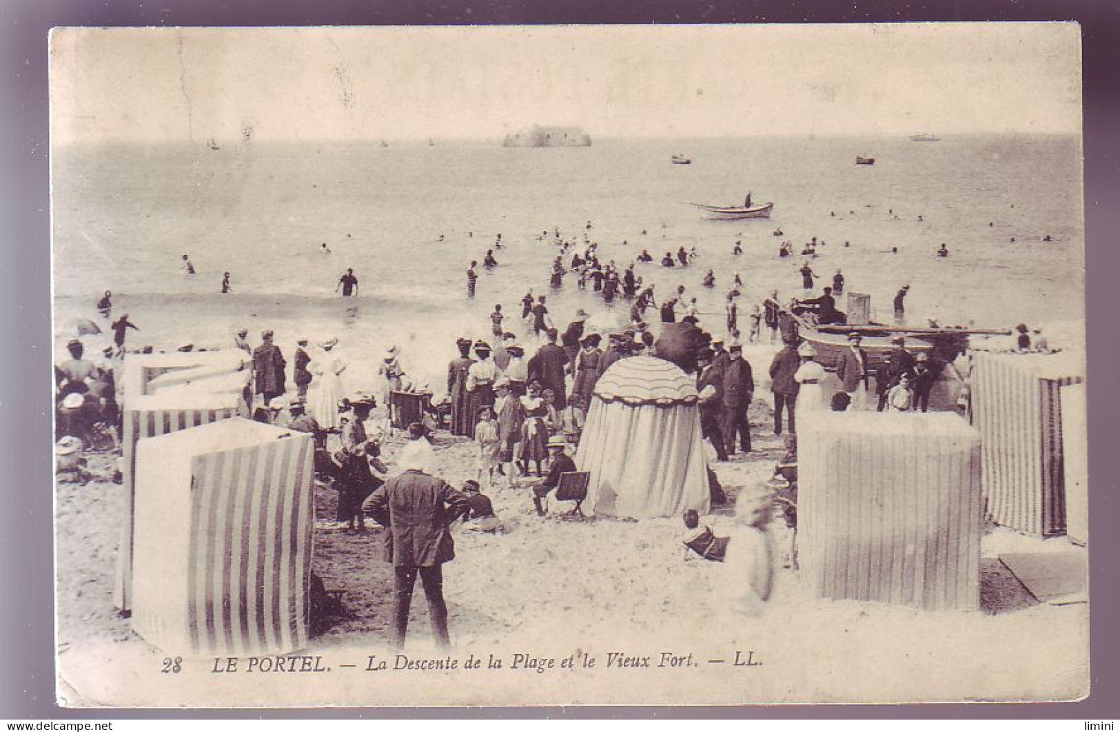 62 - LE PORTEL - DESCENTE DE LA PLAGE ET LE VIEUX PORT - ANIMEE -  - Le Portel