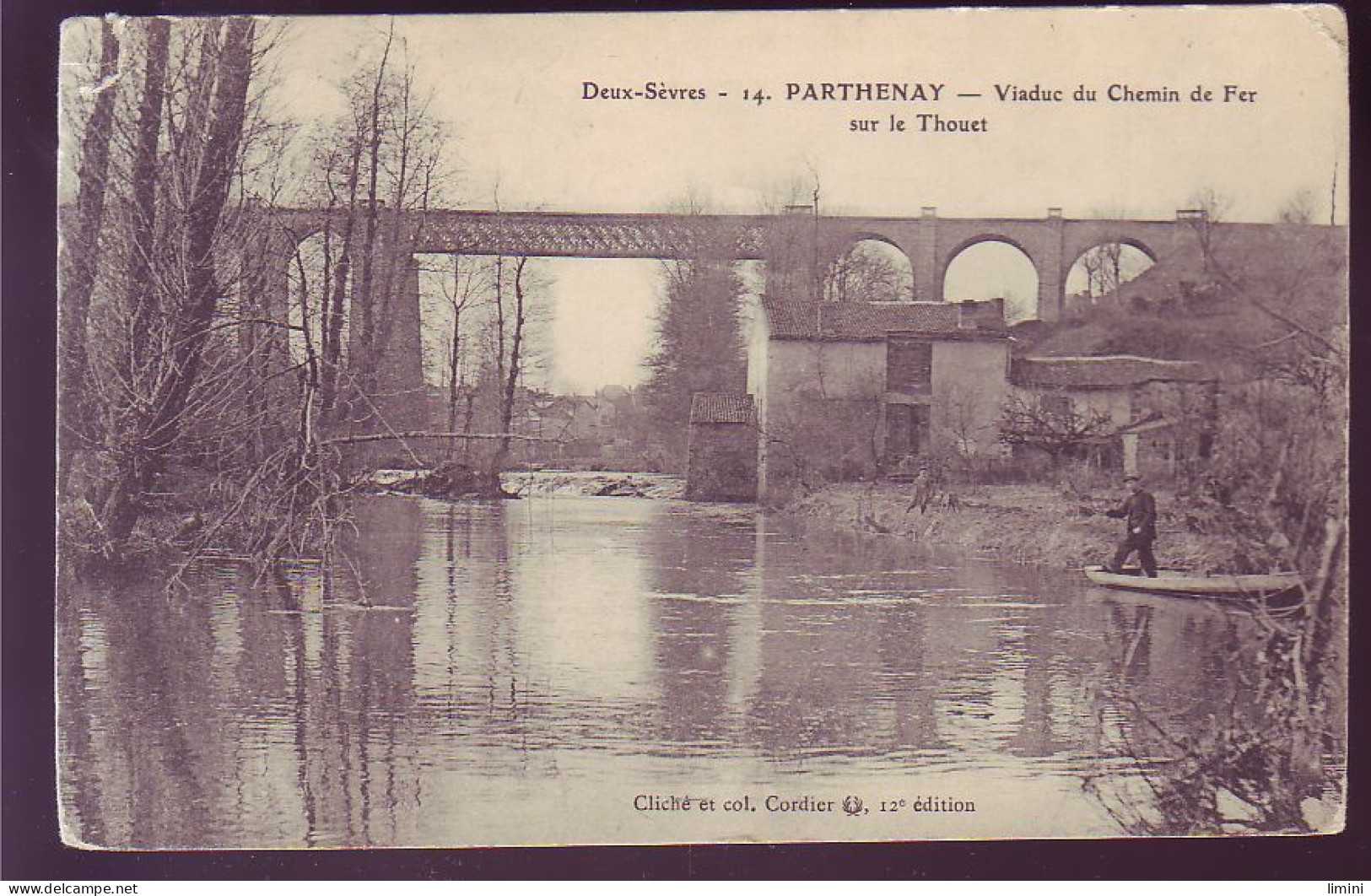 79 - PARTHENAY - VIADUC DU CHEMIN DE FER - ANIMEE -  - Parthenay