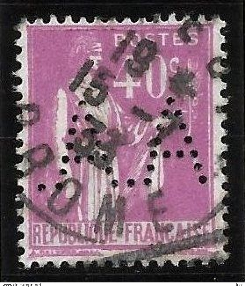 1 04	14	N°	281	Perforé		AA 8		ALPHONSE ARGOD - Used Stamps