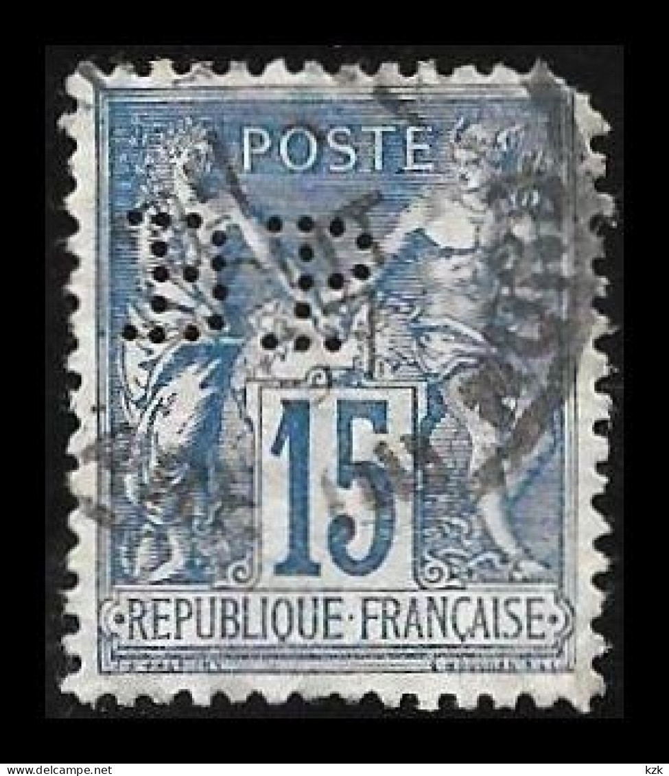 1 04	23	N°	101	Perforé	-	BP 143	-	BANQUE De PARIS & Des PAYS-BAS - Used Stamps